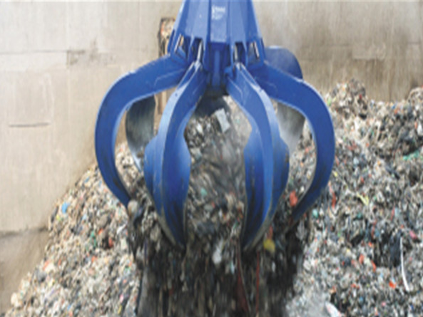 廢鋼廢料液壓抓斗抓鋼機